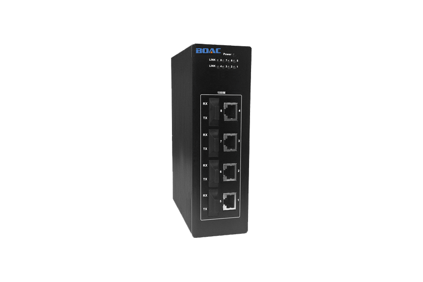 千兆4光4電非管理型交換機(jī)
